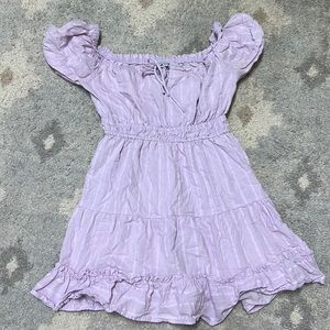 Purple sundress